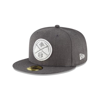 Denver Nuggets Gorra | New Era NBA Terrycloth 59fifty Fitted Cap Mexico - Grises